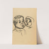 Heads of Two Children by Christoph Voll