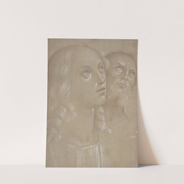 Heads of Two Saints (1495–1510) by Follower of Pietro Perugino