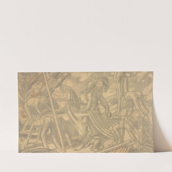 Heavy Artillery (1919) by Colin Gill