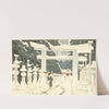 Heavy Snow at Tōshōgū Shrine in Ueno by Kobayashi Kiyochika