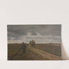 Hedelandskab med en dagvogn by Hans Smidth