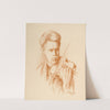 Heikki Playing (the Artist&#039;s Brother) by Pekka Halonen