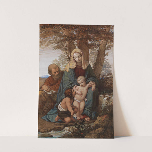 Heilige Familie mit Johannesknaben (1855) by Eduard von Steinle