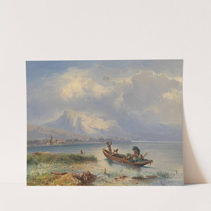 Heimkehr nach der Heuernte by Carl Franz Emanuel Haunold