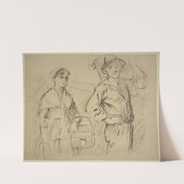 Heimkehrende Landarbeiter by Otto Scholderer