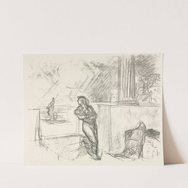 Hektors Abschied von Andromache by Max Slevogt