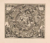 Hemelkaart met de noordelijke sterrenbeelden Haemisphaerii borealis coeli et terrae sphaerica scenographia (1660-1708)