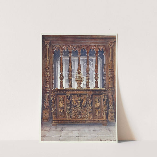 Henri Deux carved coffer, or bahut, ca. 1555. by Edwin Foley