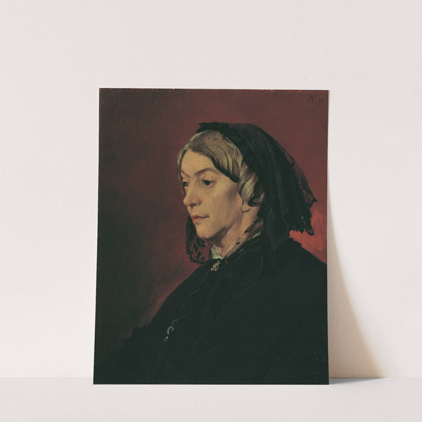 Henriette Feuerbach, the artist’s stepmother (1871) by Anselm Feuerbach