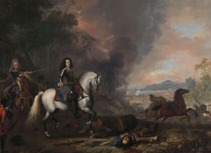 Henry Casimir II, Prince of Nassau-Dietz, in a Battle