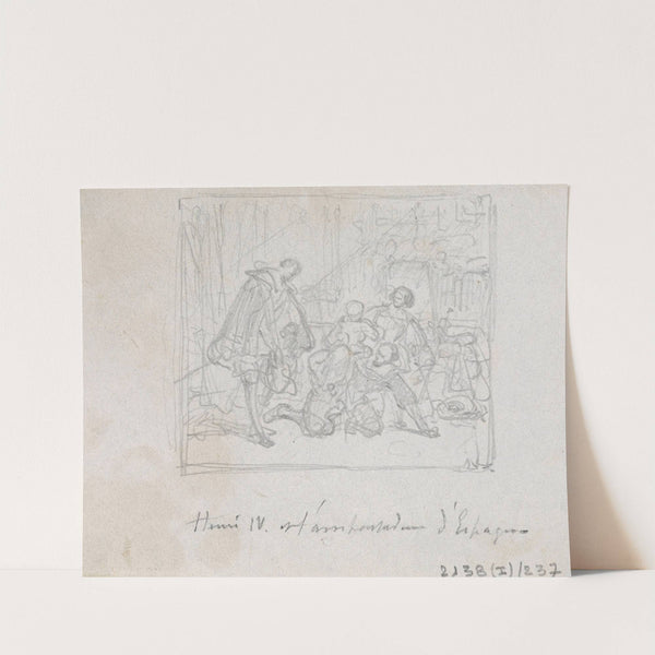 Henry IV and the Spanish Ambassador by Nicaise De Keyser