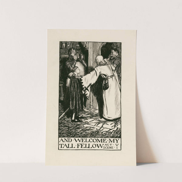 Henry IV, part 2; And welcome my tall fellow Act V Scene I (1900) by Byam Shaw