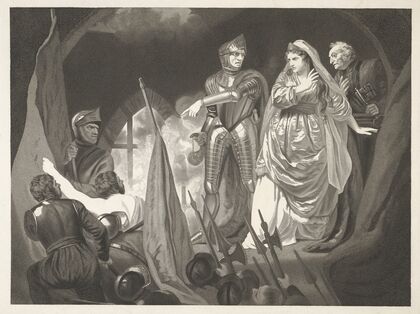 Henry VI, Part I; Act II, Scene iii, The Countess of Auvergne’s Castle (1803)