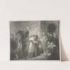Henry VIII, Act IV, Scene II, Abbey of Leicester. Wolsey, Northumberland, and Attendants, Abbot of Leicester (1803) by Richard Westall