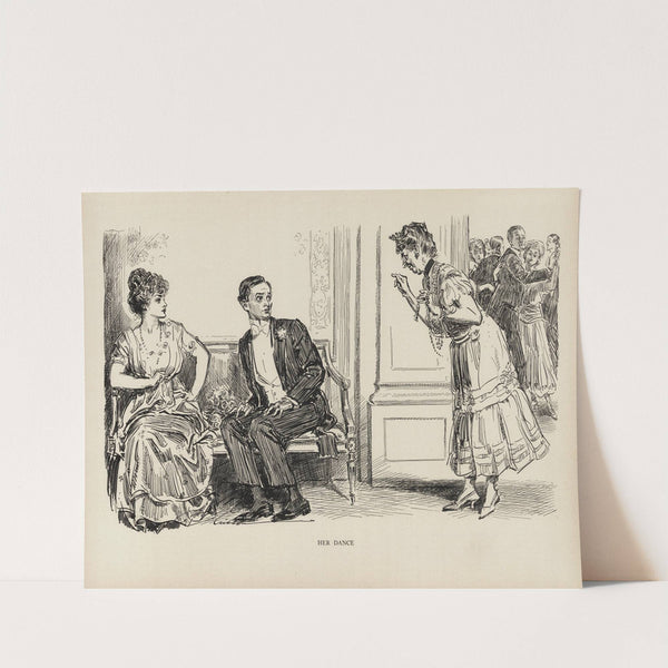 Her dance (1916) by Charles Dana Gibson