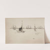 Her Majesty’s Fleet; Evening (1887) by James Abbott McNeill Whistler