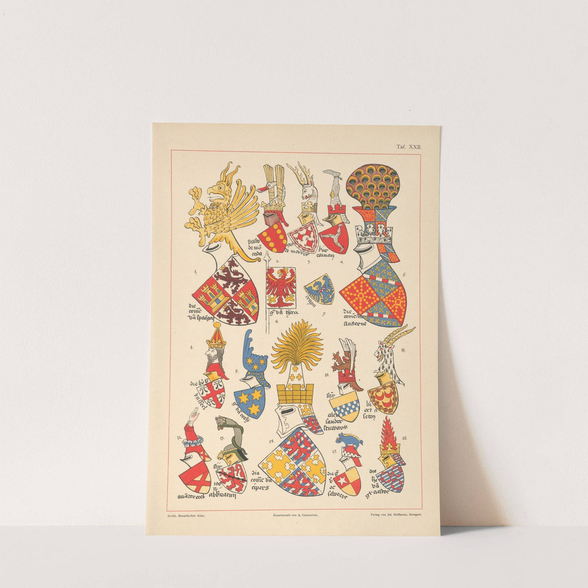 Heraldischer Atlas Pl.18 (1899) by Hugo Gerhard Ströhl