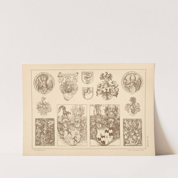 Heraldischer Atlas Pl.34 (1899) by Hugo Gerhard Ströhl