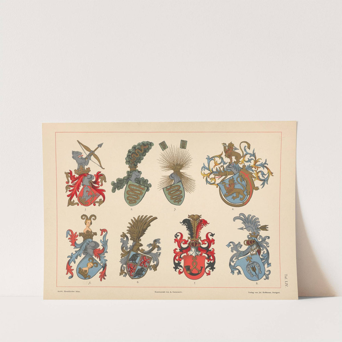 Heraldischer Atlas Pl.50 (1899) by Hugo Gerhard Ströhl