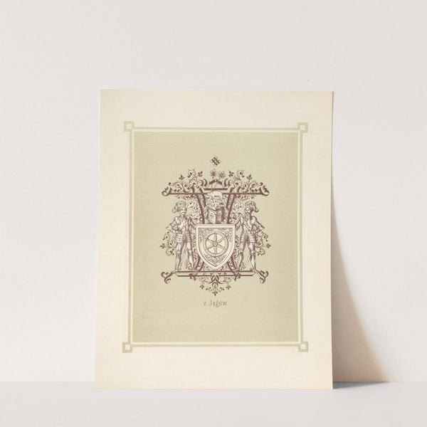 Heraldisches Alphabet Pl.10 (1884) by Adolf Matthias Hildebrandt