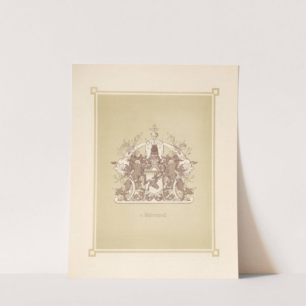 Heraldisches Alphabet Pl.13 (1884) by Adolf Matthias Hildebrandt