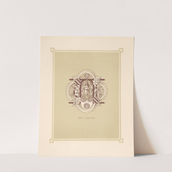 Heraldisches Alphabet Pl.21 (1884) by Adolf Matthias Hildebrandt