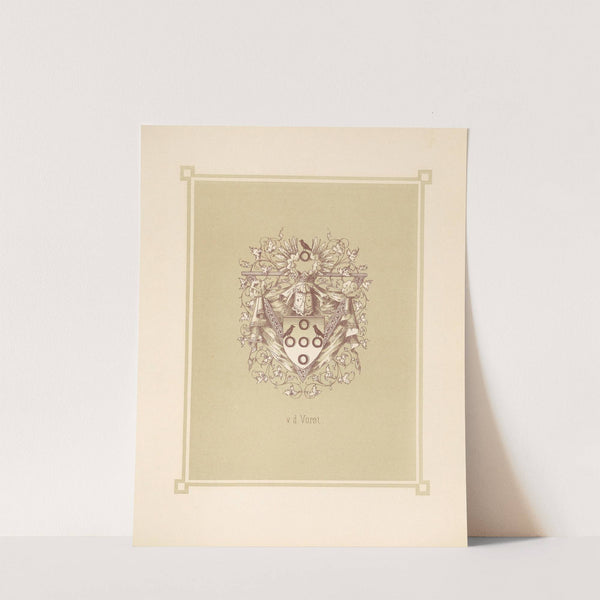 Heraldisches Alphabet Pl.22 (1884) by Adolf Matthias Hildebrandt