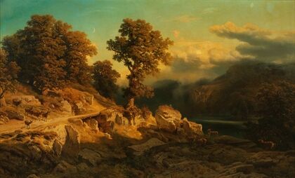 Herbstlandschaft (before 1868)