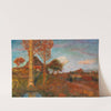 Herbstliche Abendsonne im Moor (1928) by Otto Modersohn