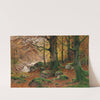 Herbstliche Waldlandschaft by Walter Moras