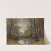 Herbstliche Waldlandschaft by Karl Vikas