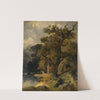 Herbstlicher Eichwald am Seeufer by Edmund Kanoldt