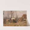 Herbstlicher Viehmarkt by Karl Stuhlmüller
