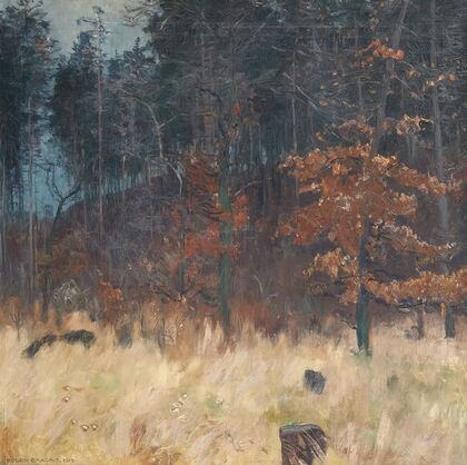 Herbstlicher Wald (1913)