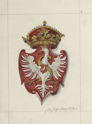 Herby Rzeczypospolitej Polskiej i W. X. Litewskiego. T. 1 Pl.010 (1875-1900)