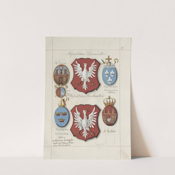 Herby Rzeczypospolitej Polskiej i W. X. Litewskiego. T. 1 Pl.015 (1875-1900) by Boleslaw Starzyński