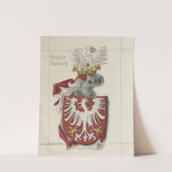 Herby Rzeczypospolitej Polskiej i W. X. Litewskiego. T. 1 Pl.067 (1875-1900) by Boleslaw Starzyński