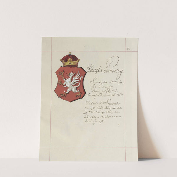 Herby Rzeczypospolitej Polskiej i W. X. Litewskiego. T. 1 Pl.075 (1875-1900) by Boleslaw Starzyński