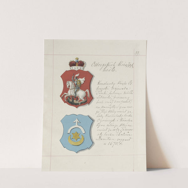 Herby Rzeczypospolitej Polskiej i W. X. Litewskiego. T. 1 Pl.081 (1875-1900) by Boleslaw Starzyński