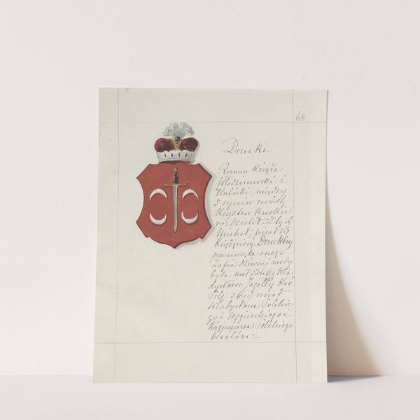 Herby Rzeczypospolitej Polskiej i W. X. Litewskiego. T. 1 Pl.091 (1875-1900) by Boleslaw Starzyński