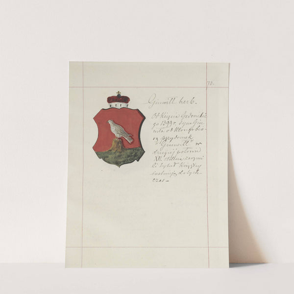 Herby Rzeczypospolitej Polskiej i W. X. Litewskiego. T. 1 Pl.093 (1875-1900) by Boleslaw Starzyński