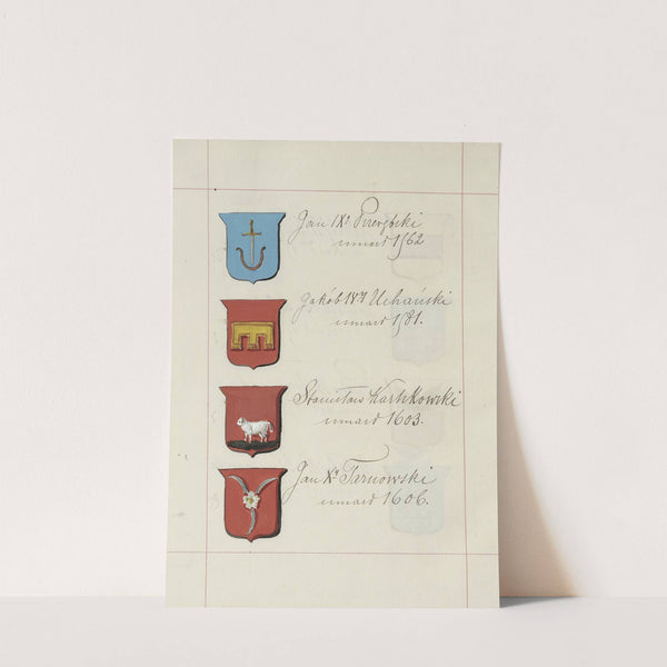 Herby Rzeczypospolitej Polskiej i W. X. Litewskiego. T. 1 Pl.157 (1875-1900) by Boleslaw Starzyński