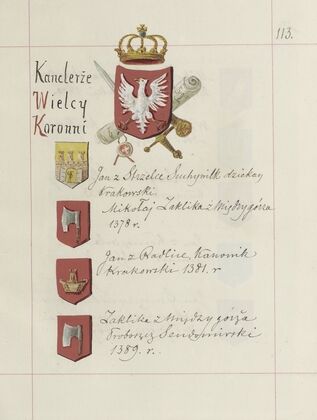 Herby Rzeczypospolitej Polskiej i W. X. Litewskiego. T. 1 Pl.166 (1875-1900)