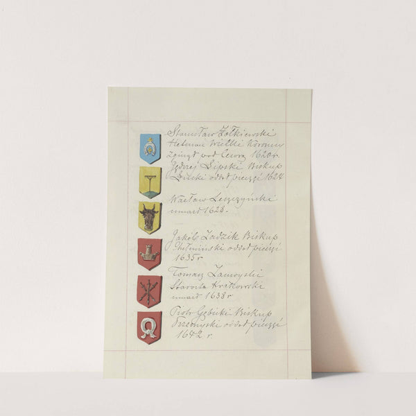 Herby Rzeczypospolitej Polskiej i W. X. Litewskiego. T. 1 Pl.171 (1875-1900) by Boleslaw Starzyński