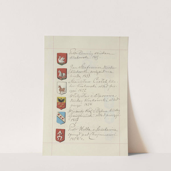 Herby Rzeczypospolitej Polskiej i W. X. Litewskiego. T. 1 Pl.176 (1875-1900) by Boleslaw Starzyński