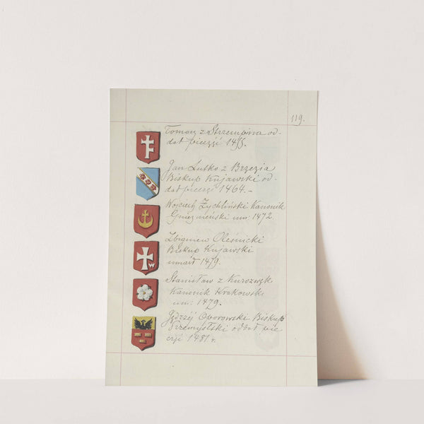 Herby Rzeczypospolitej Polskiej i W. X. Litewskiego. T. 1 Pl.177 (1875-1900) by Boleslaw Starzyński