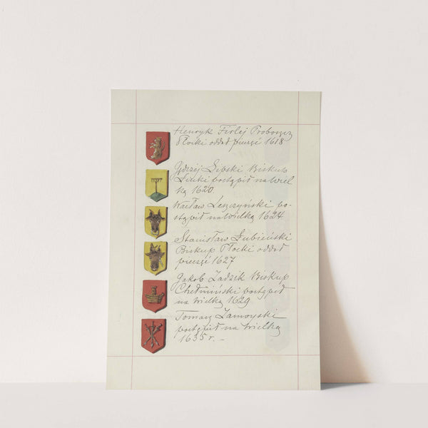 Herby Rzeczypospolitej Polskiej i W. X. Litewskiego. T. 1 Pl.182 (1875-1900) by Boleslaw Starzyński