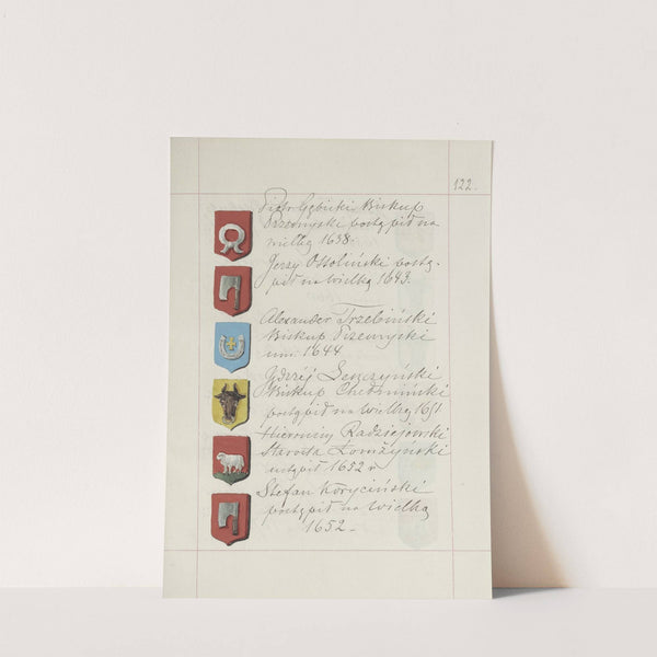 Herby Rzeczypospolitej Polskiej i W. X. Litewskiego. T. 1 Pl.183 (1875-1900) by Boleslaw Starzyński