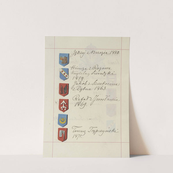 Herby Rzeczypospolitej Polskiej i W. X. Litewskiego. T. 1 Pl.197 (1875-1900) by Boleslaw Starzyński