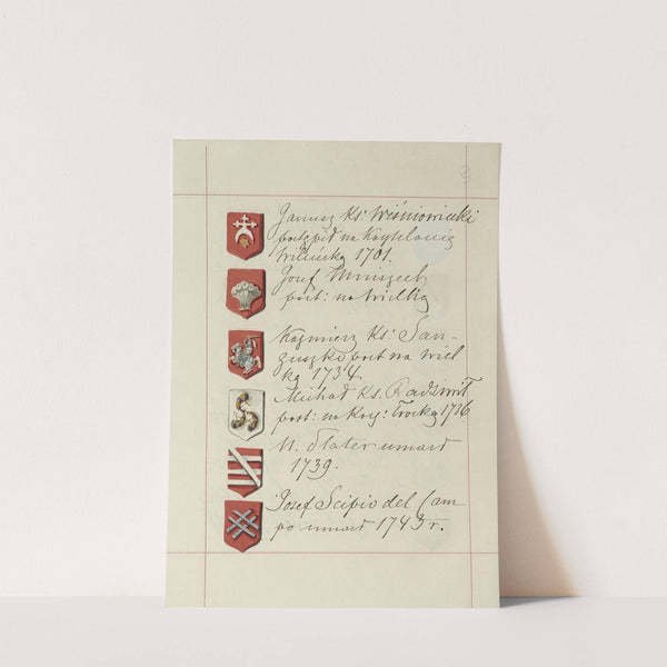 Herby Rzeczypospolitej Polskiej i W. X. Litewskiego. T. 1 Pl.230 (1875-1900) by Boleslaw Starzyński